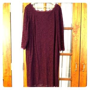 Adrianna Papell Evening lace dress